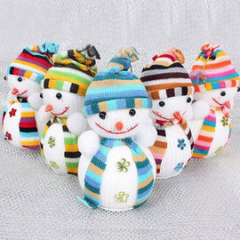 Christmas Snowman Hanging Doll Exclusive For Home Christmas  Tree Decorations Children's Gift Tiny Toy Random Color