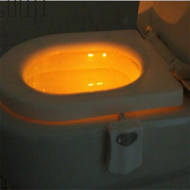 Home adornment Christmas gift Toilet Nightlight Only activates in darkness Toilet decoration lamp Human induction lamp 1Pcs