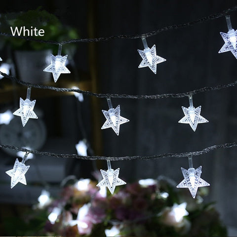 Snowflakes String Light LED Christmas Decor for Home Hanging Garland Christmas Tree Decor Ornament  Navidad Xmas Gift New Year