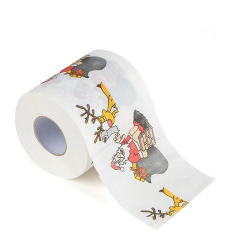 Home Santa Claus Bath Toilet Roll Paper Christmas Supplies Xmas Decor Tissue Рождество новый год Natal Noel