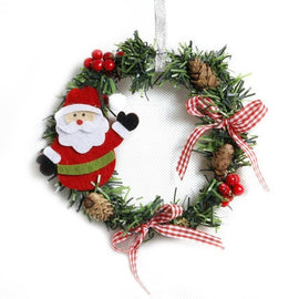 Christmas Ornament Little Garland Christmas Snowman Santa Claus Christmas Tree Door Decoration Ornaments Random Delivery