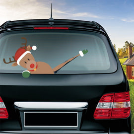 Santa Claus wiper stickers car rear windshield wipers car stickers car stickers Christmas car stickers