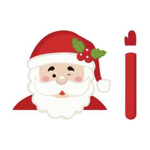 Santa Claus wiper stickers car rear windshield wipers car stickers car stickers Christmas car stickers