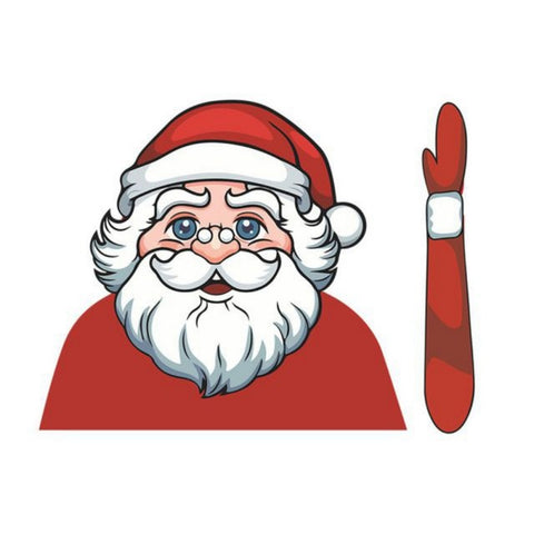 Santa Claus wiper stickers car rear windshield wipers car stickers car stickers Christmas car stickers