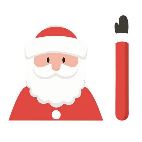 Santa Claus wiper stickers car rear windshield wipers car stickers car stickers Christmas car stickers