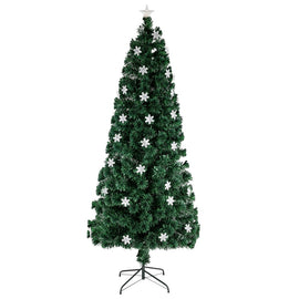 Small Light Fiber Optic Christmas Tree Christmas decoration 290 Branches 7 Feet