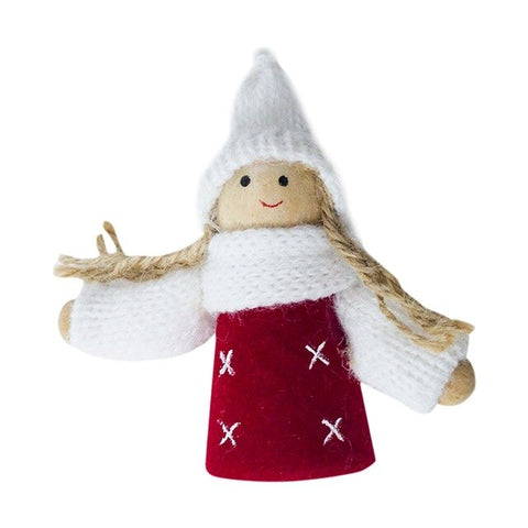 Handmade Long Hat Swedish Stuffed Gnome Toy Santa Doll Gnome Nordic Home Ornaments Christmas Santa Gift Decoration for Home