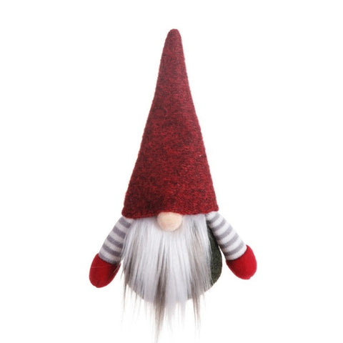 Handmade Long Hat Swedish Stuffed Gnome Toy Santa Doll Gnome Nordic Home Ornaments Christmas Santa Gift Decoration for Home