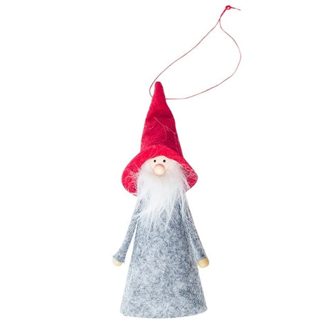 Handmade Long Hat Swedish Stuffed Gnome Toy Santa Doll Gnome Nordic Home Ornaments Christmas Santa Gift Decoration for Home