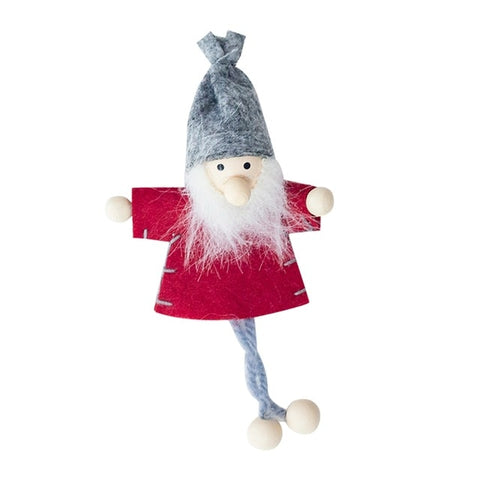 Handmade Long Hat Swedish Stuffed Gnome Toy Santa Doll Gnome Nordic Home Ornaments Christmas Santa Gift Decoration for Home