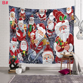 Xmas Art Home Wall Hanging Tapestry Wall Ornamentation Christmas Wall Decor