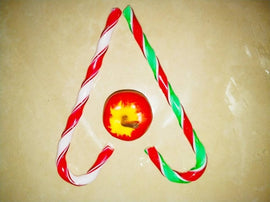 Christmas decorations plastic candy cane Christmas colorful bigger crutches Christmas gift 2020 new year Christmas Pendant good