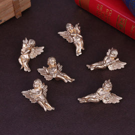 6/4 Kinds/Bag Angel Shaped Ornaments Wings Christmas Tree Decorations Home Xmas Tree Hanging pendant Ornament Navidad Decoration