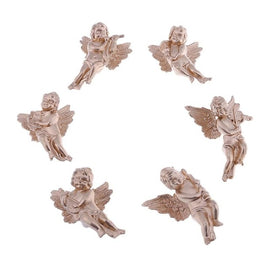 6/4 Kinds/Bag Angel Shaped Ornaments Wings Christmas Tree Decorations Home Xmas Tree Hanging pendant Ornament Navidad Decoration