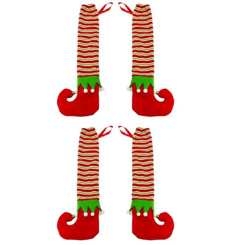 Christmas Home Furniture Legs Cover Chair Table Leg Floor Protector Foot Cover Christmas Decorations Furniture Protector