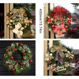 Christmas Decorations 40cm Wreath Wreath Hotel Mall Ornaments Venue Layout Props Door Hanging Window Pendant