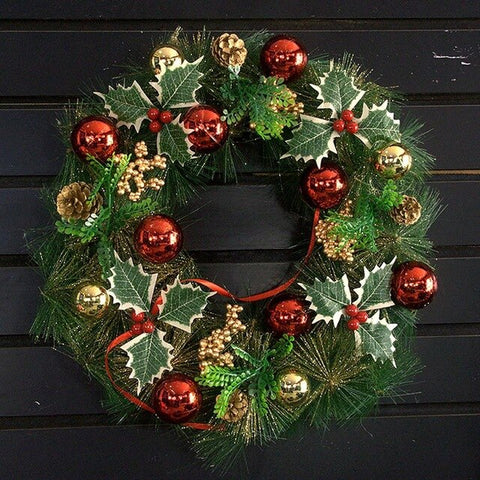 Christmas Decorations 40cm Wreath Wreath Hotel Mall Ornaments Venue Layout Props Door Hanging Window Pendant