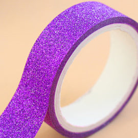 1pcs Adhesive Colorful Glitter Tape Christmas Party Cute Decorative Paper Crafts 1.5cm*5m