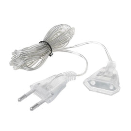 3m Power Extension Cable Plug Extender Wire For LED String Light Christmas Lights EU,US Plug L29K