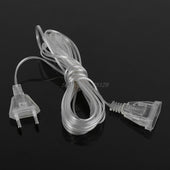 5m Power Extension Cable Extender Wire for LED String Light Christmas Lights EU Plug Whosale&DropShip
