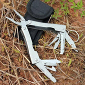 2015 New 9in1 Outdoor Stainless Steel Multi Tool Plier Portable Pocket Mini Camping Kit  1SDS Christmas  Gift  6LNO